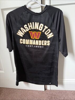 Washington Commanders Black Short-Sleeve Team Tee